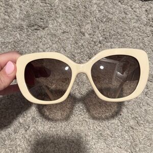 Celine Cream Sunglasses